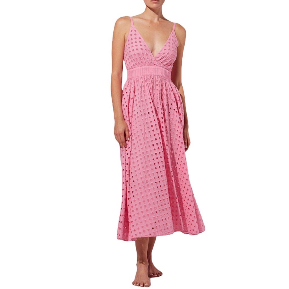 Solid & StripedThe Ariel Dress | Bubblegum Pink Large